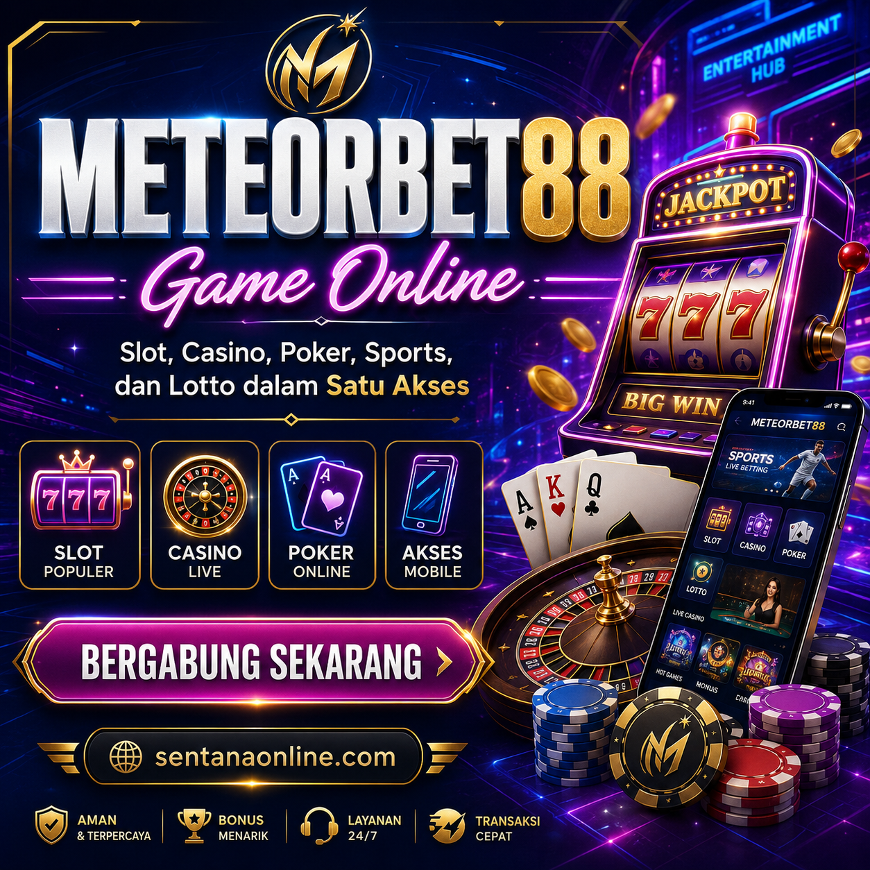 METEORBET88 link resmi game online aman diakses